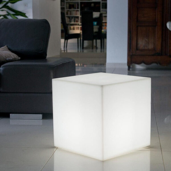 Cube lumineux tabouret filaire pour extérieur LED – Image 2