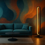 Lampadaire décoratif modèle OVAL couv