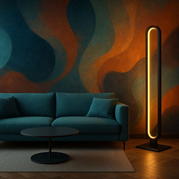 Lampadaire décoratif modèle OVAL couv