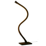 Lampadaire design salon forme s