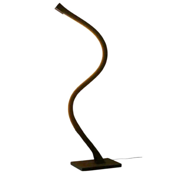 Lampadaire design salon forme s