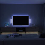 Lampe led décoratif modèle L'infini connectée couverture salon