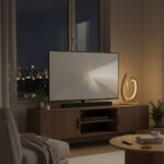 Lampe moderne pour salon modèle L'Essence couv NC